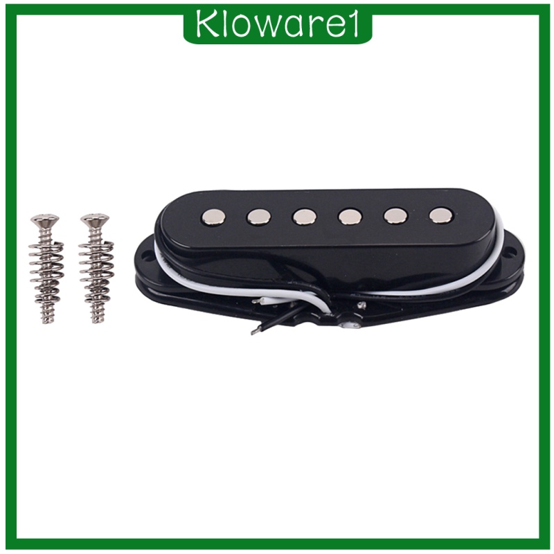 [KLOWARE1]MagiDeal 48mm Single Coil Neck Pickup for ST Electric Guitar Parts Black