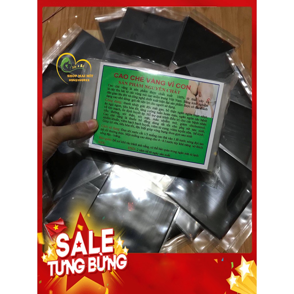 [SIÊU RẺ] 1 Miếng Cao chè vằng sẻ Quảng Trị handmade 25g hàng chuẩn loại 1 giảm cân siêu lợi sữa