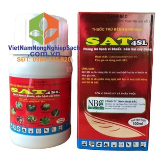 Sat 4sl – thu--ốc tr-ừ bệnh sinh học dành cho cây trồng 100ml