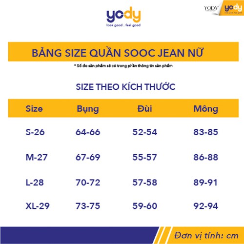 Quần short jean nữ Yody lửng nữ rộng co giãn năng động SJN3052 | BigBuy360 - bigbuy360.vn