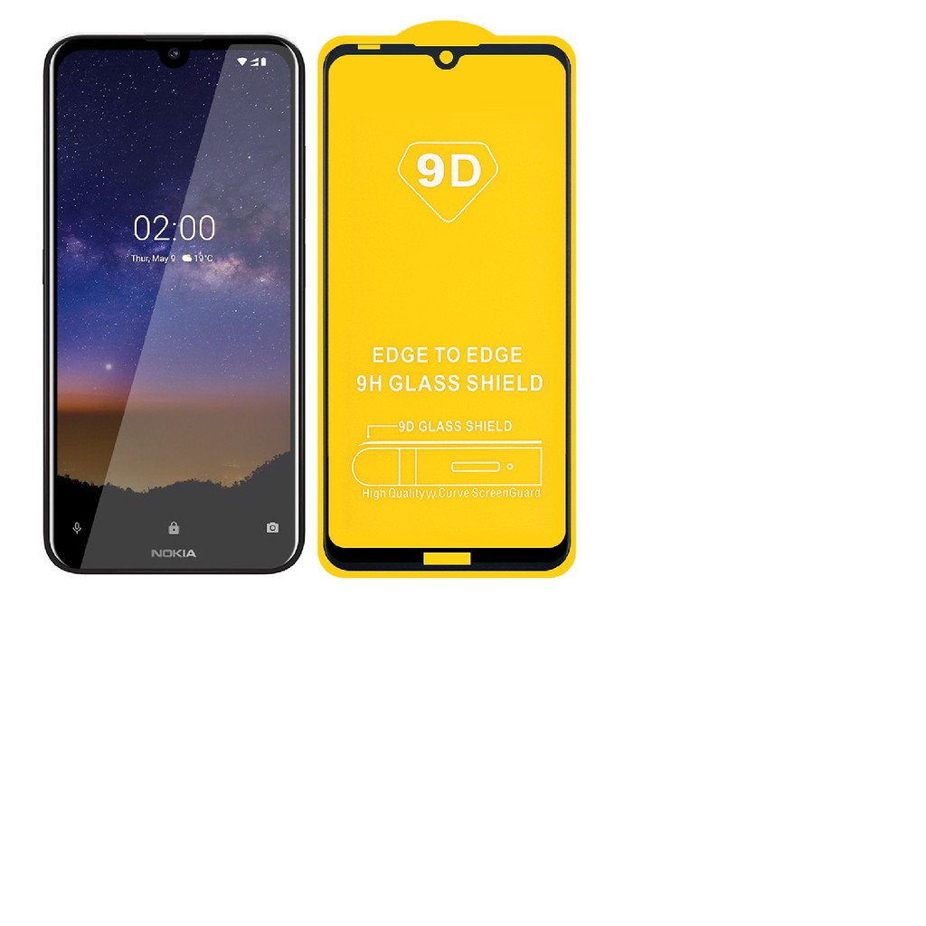 Kính cường lực 9D Full màn hình cho điện thoại Nokia 2.2, Nokia 3.2, Nokia 7.2, Nokia 2.3