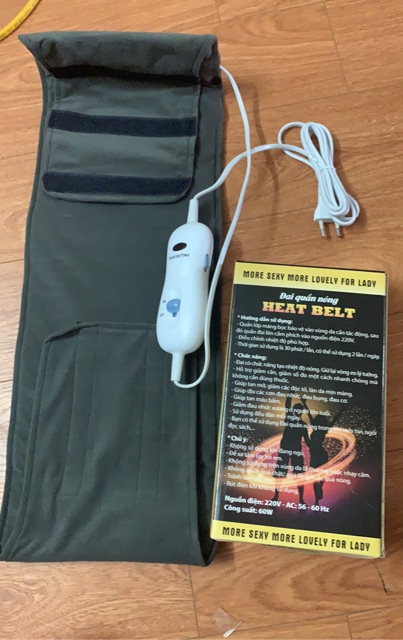 Đai Nóng Quấn Bụng Giảm Béo Dùng Trong Spa Hoặc Dùng Tại Nhà hiệu quả cao