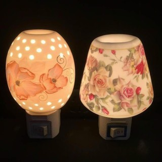 Đèn ngủ xông tinh dầu bát tràng mini