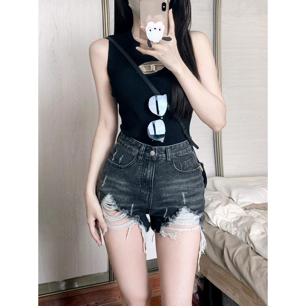 Quần Jeans Ngắn Thời Trang Dành Cho Nữ