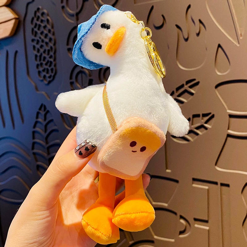 Móc khóa hình vịt hoạt hình sáng tạo