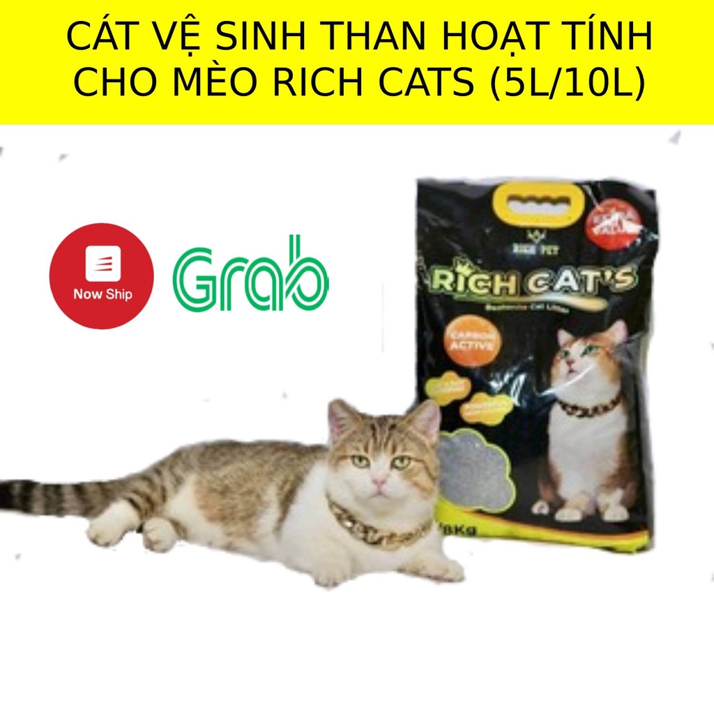 CÁT THAN HOẠT TÍNH KHỬ MÙI VƯỢT TRỘI RICH CATS