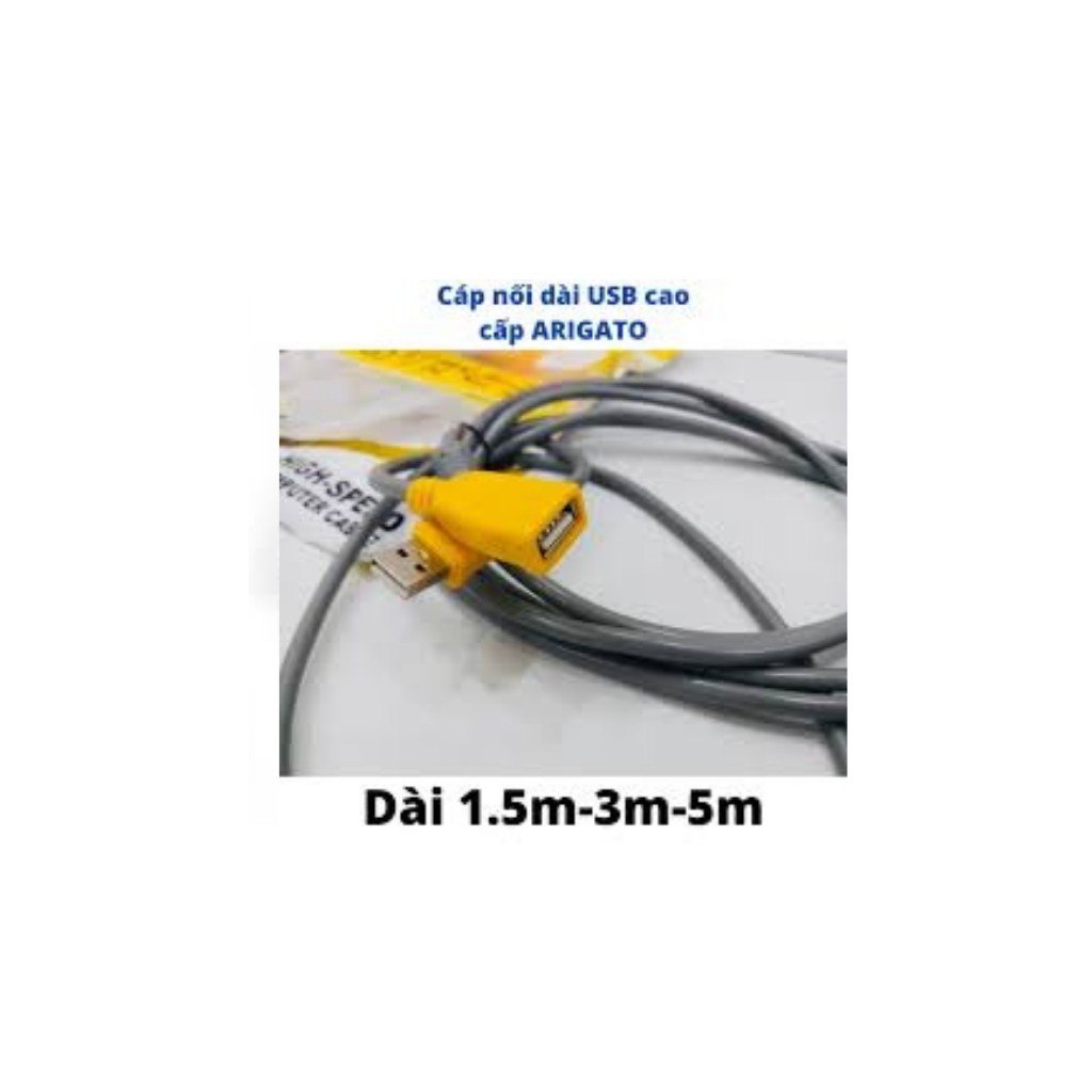 Dây cáp nối dài usb 1.5m, 3m, 5m, 10m ARIGATO chuẩn 2.0 ,hàng chính hãng,chất lượng.shopphukienvtq | BigBuy360 - bigbuy360.vn