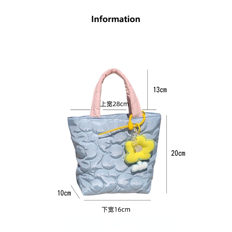 Túi đựng cơm trưa IELGY nhỏ gọn nhồi bông mềm mại xinh xắn cho nữ