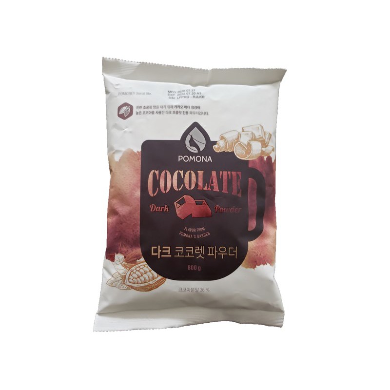 Bột chocolate đen 36% cacao POMONA 800 g