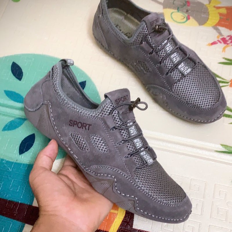 Giày Thể Thao Nam Da Lộn Sport Cao Cấp Đẹp Mê Li