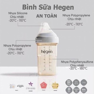 bình sữa Hegen - nhập khẩu chính hãng