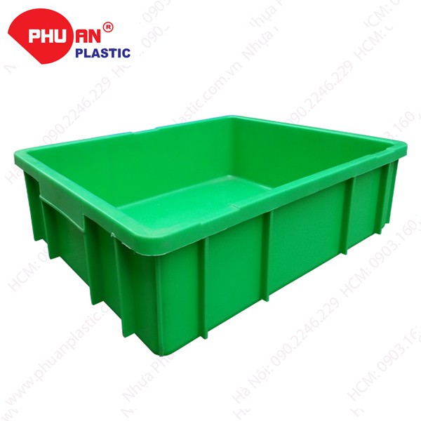 Thùng nhựa B9 Nhựa Phú An - Kt 495 x 395 x 125 mm