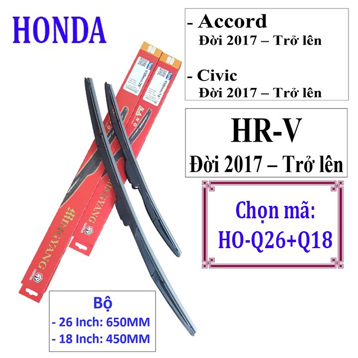 Cần gạt mưa Honda ACCORD, CIVIC, HR-V - VÀ CÁC DÒNG XE KHÁC HÃNG HONDA: Accord-Civic-Hrv-City-Jazz-Crv - Công nghệ Đức