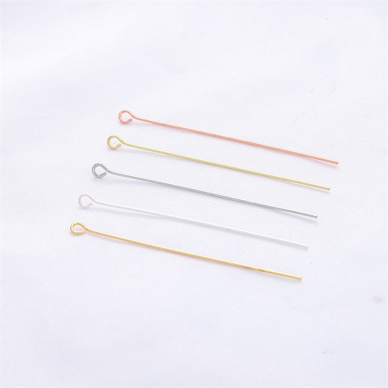 Bộ 50 Móc Mạ Vàng / Bạc 9 Lỗ Dùng Làm Bông Tai diy