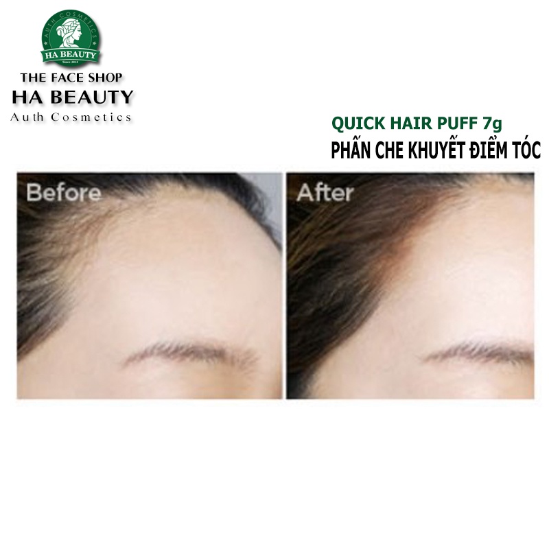 Phấn che khuyết điểm tóc The Face Shop QUICK HAIR PUFF 7g