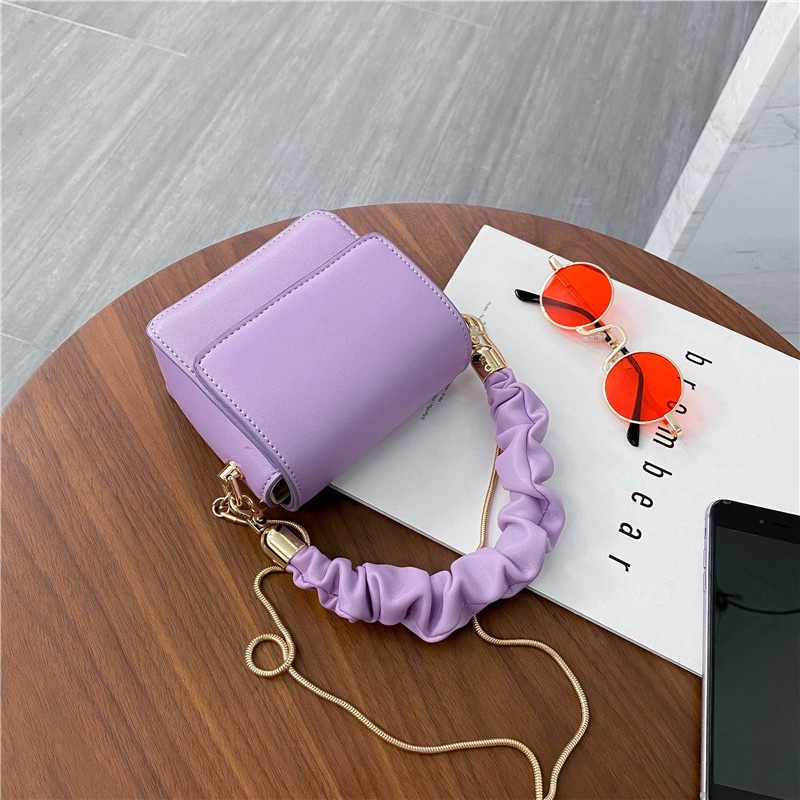 Túi Đeo Vai Có Khóa Nam Châm mini Phong Cách Hàn Quốc Cho Nữ