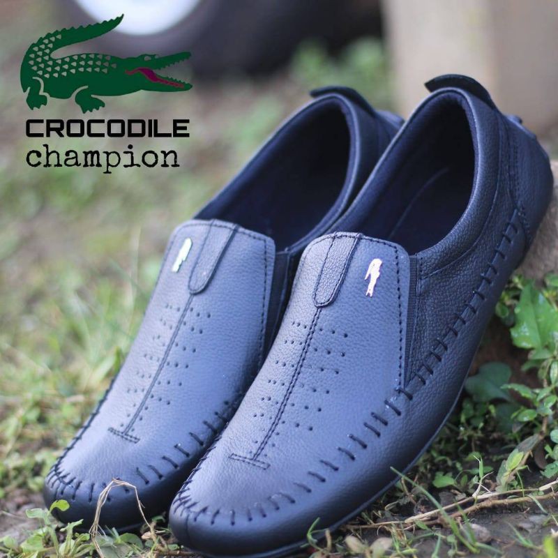 Lacoste Giày Lười Da Thật Siêu Nhẹ Thoải Mái Thời Trang Cho Nam