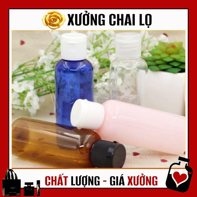 Chai Chiết Mĩ Phẩm ❤ TOP GIÁ RẺ ❤ Chai nhựa nắp bật 20ml, 30ml,50ml,100ml,150ml,200ml,250ml chiết nước rửa tay