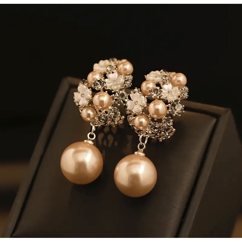 Bông Tai Bạc S925 Hình Hoa Phong Cách Hoàng Gia Pháp Thời Trang Mới Cho Nữ