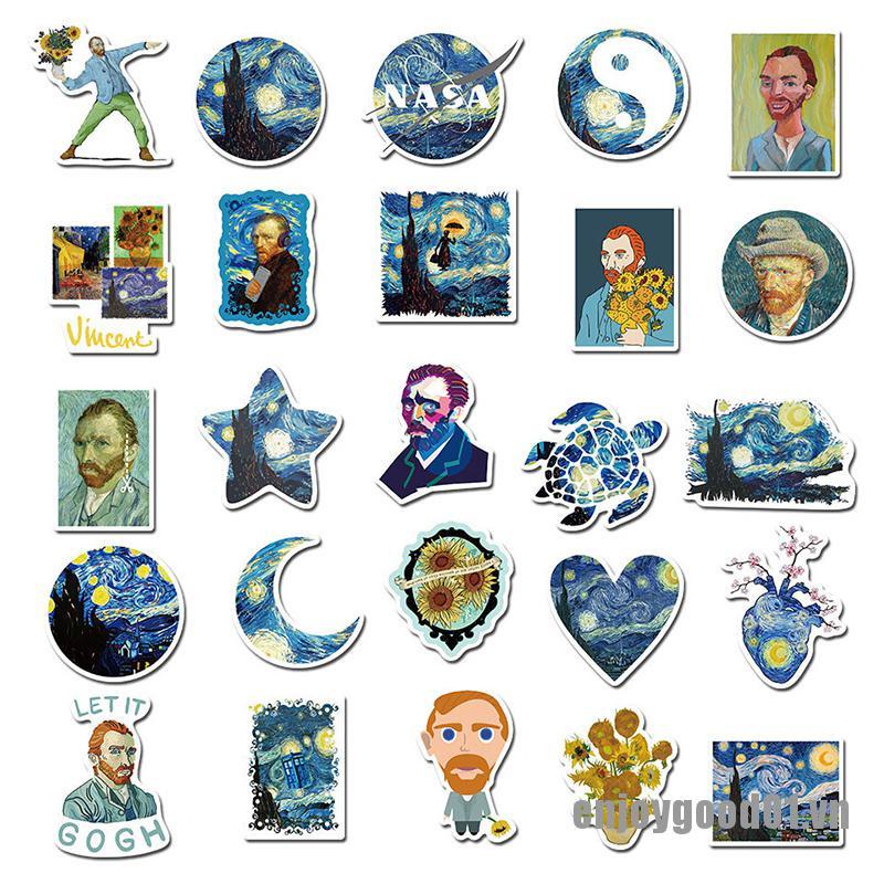Bộ 40 Tranh Vẽ Van Gogh Độc Đáo Sáng Tạo