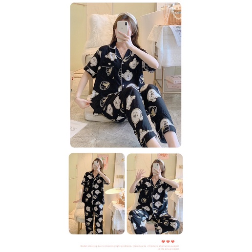 Pijama Lanh Lụa pijama mặc nhà sau sinh vải lanh [ Tay ngắn - quần dài]