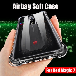 ZTE nubia Red Magic 7 7s 6s 5s 5 6 Pro Vỏ mềm chống sốc Crystal Clear Gel TPU Vỏ hấp phụ sốc