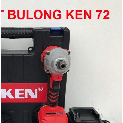 [Có giá sỉ] Máy vặn ốc bulong, máy siết ốc bulong Ken 72V không chổi than_ Kèm bộ ĐẦU KHẨU