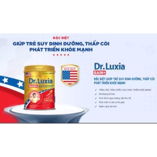 Sữa bột Dr. Luxia gain lon 900g