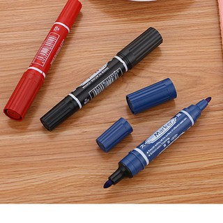 Sét 3 Bút lông 2 đầu Pilot xanh đỏ đen