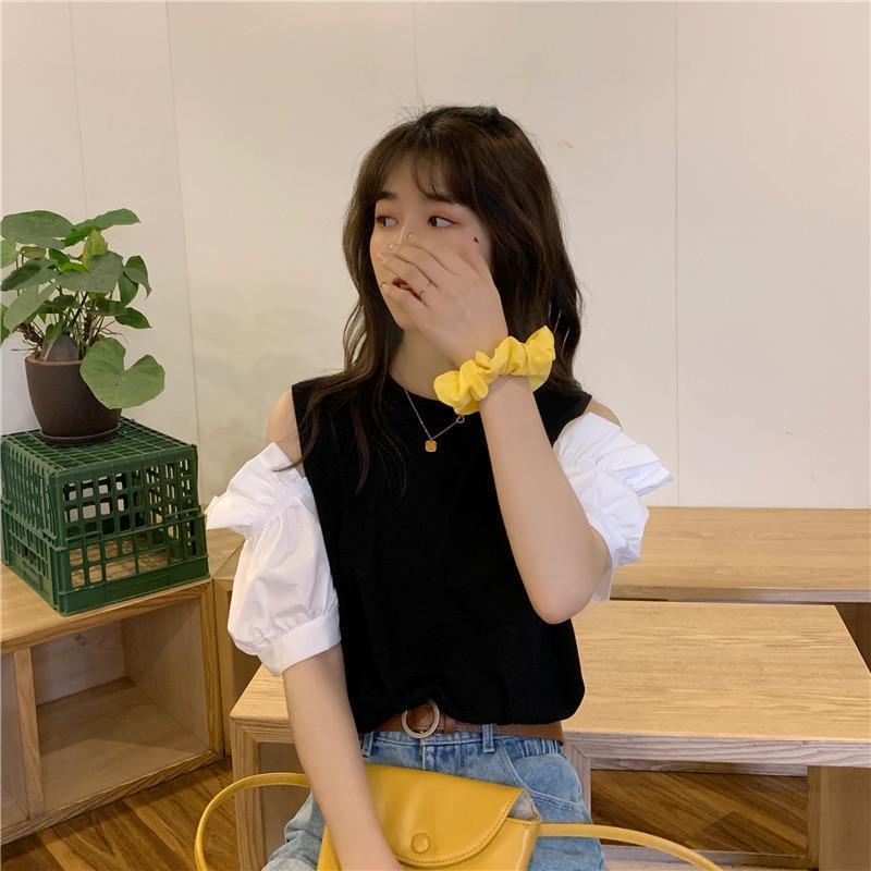 Áo Thun Tay Ngắn Hở Vai Dáng Rộng Thời Trang Mùa Hè Hàng Mới Dành Cho Bạn Nữ