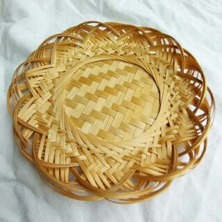 Đĩa tre cánh sen 19cm