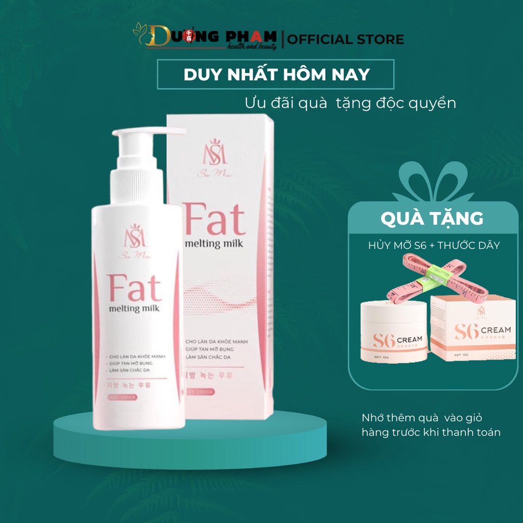 Kem Sữa Siết Eo SEE MIA FAT MILK - Chiết Xuất Sâm Triều Tiên Giảm Mỡ Bụng, Đùi, Bắp Tay An Toàn Hiệu Quả