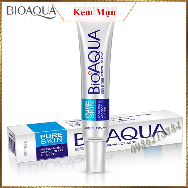 Kem mụn trứng cá Pure Skin Bioaqua KMB22