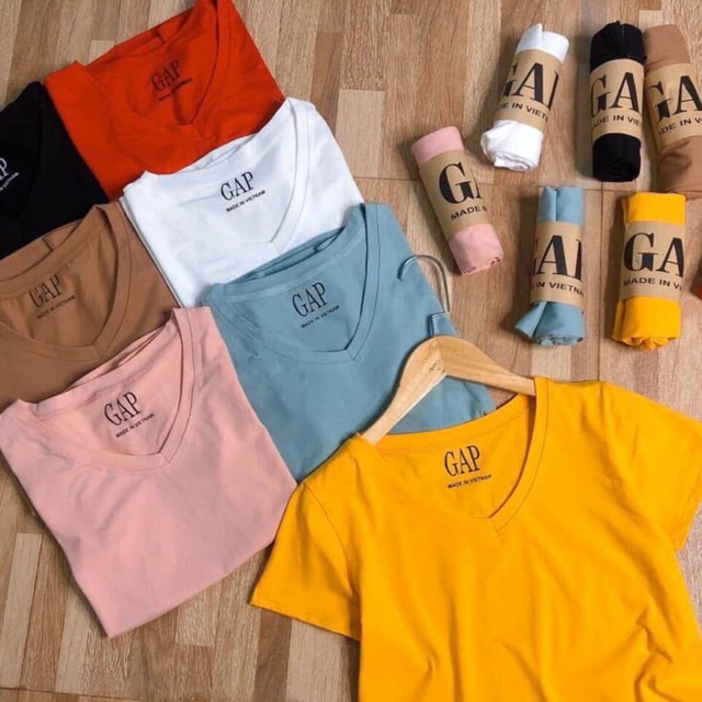 ÁO THUN TRƠN GAP CỔ TIM