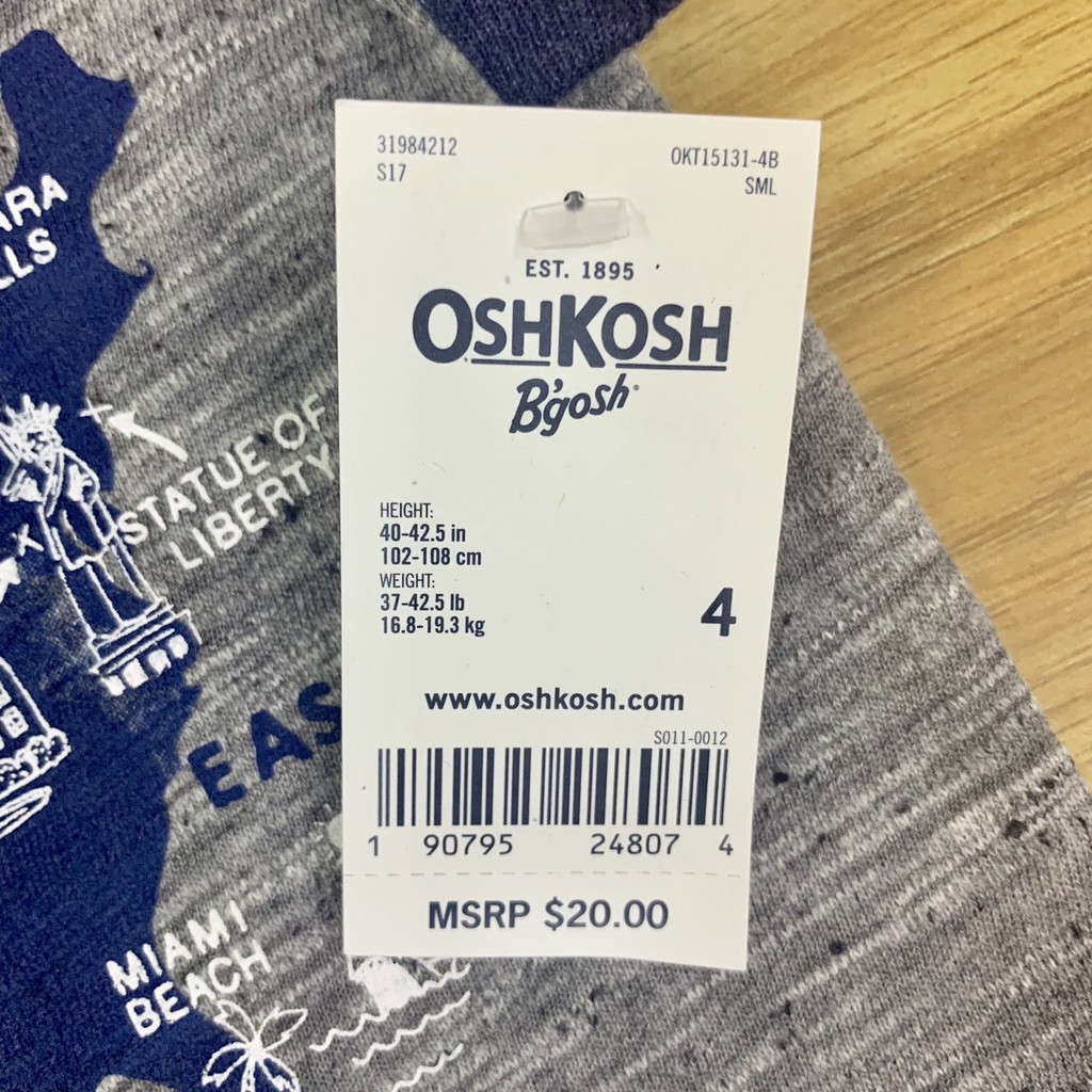 Áo thun bé trai hàng xuất in bản đồ nước Mỹ