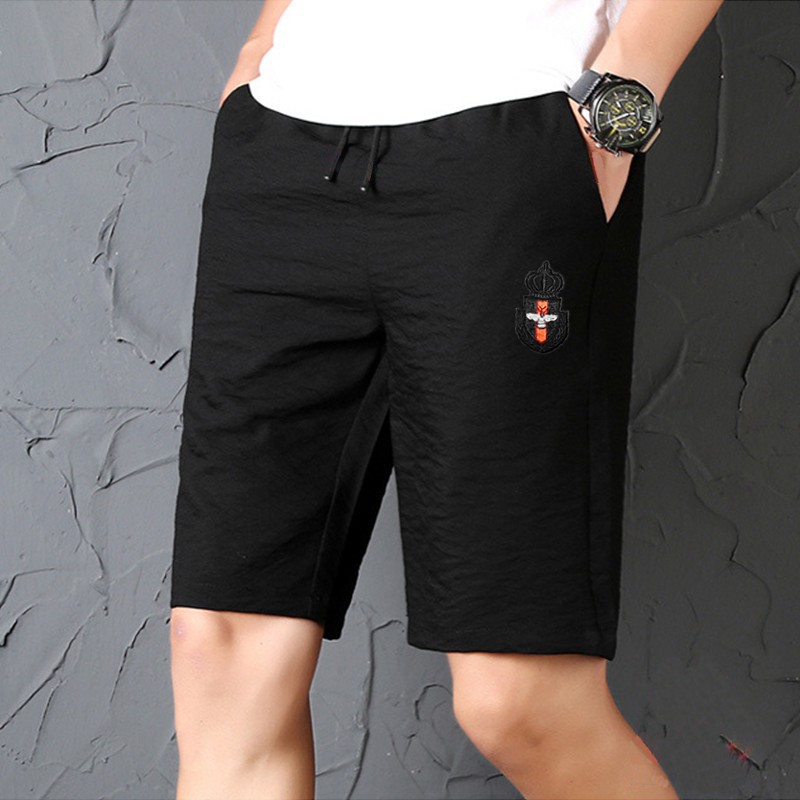 Quần short nam chất đũi xước 4 màu thời trang, mã QĐ05 | BigBuy360 - bigbuy360.vn