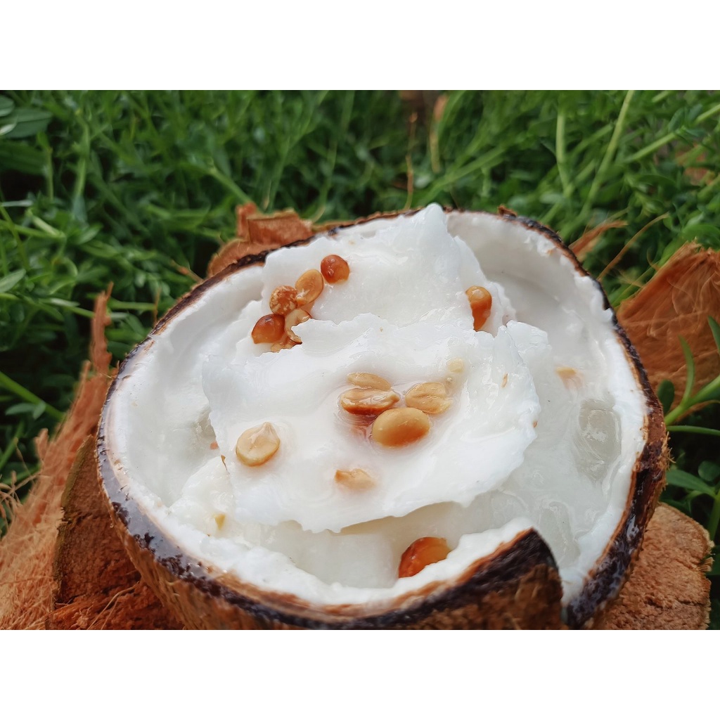 Dừa Sáp Trà Vinh 1kg - 1.2kg  Dầm Sữa Béo Béo Thơm Ngon Hết Hồn, Đóng Gói Sang Trọng