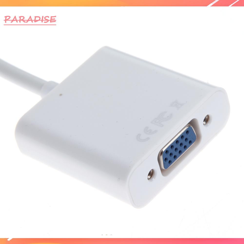 Paradise1 1080P Micro HDMI-compatible / Mini HDMI-compatible / HDMI-compatible to VGA Converter Adapter with Audio