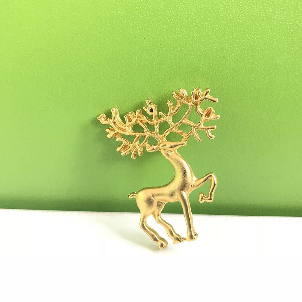 Trâm cài áo kim loại hình chú nai thời trang cho nữ