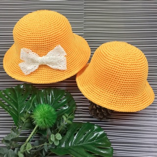 Mũ đôi cho mẹ và bé bằng sợi thô