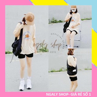 Set đồ bộ nữ đẹp ulzzang cá tính mẫu mới 2021 form rộng áo thun tay lỡ quần short đen ulzzang HERETODAY