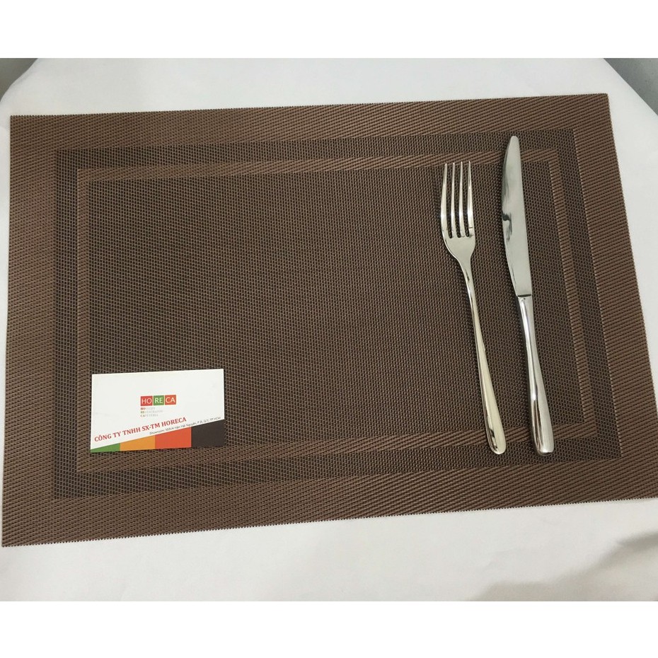 tấm lót bàn ăn placemat cao cấp, nhiều màu sang trọng