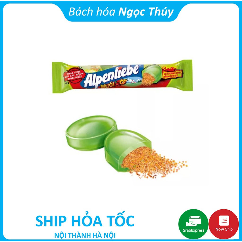 Phong kẹo Alpenliebe xoài nhân muối ớt/ hồng trà sữa/dâu dưa hấu