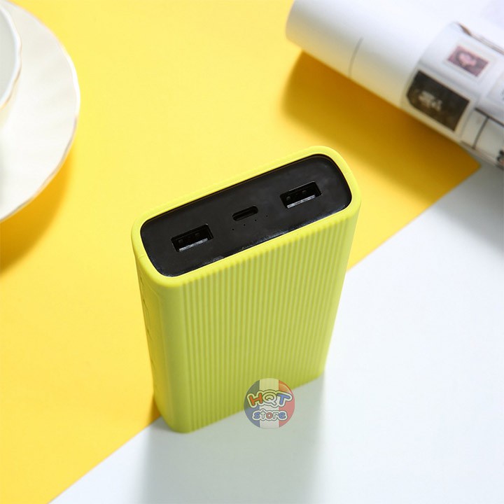 Bao silicon pin sạc dự phòng Xiaomi 20000mah Gen 3 / Gen 3 Pro