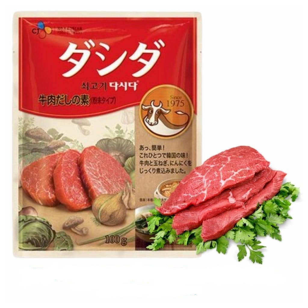 Hạt Nêm Cho Bé Ăn Dặm Bò Dashida CJ Nhật Thơm Ngon Bổ Dưỡng Chứa Vitamin B6 Protein Tăng Cường Sức Khỏe