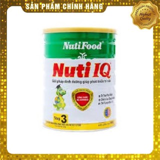 Sữa Nuti IQ Step 3, Nuti Food, 900g, Trẻ 1-2 Tuổi (Cam kết 100% hàng chính hãng )