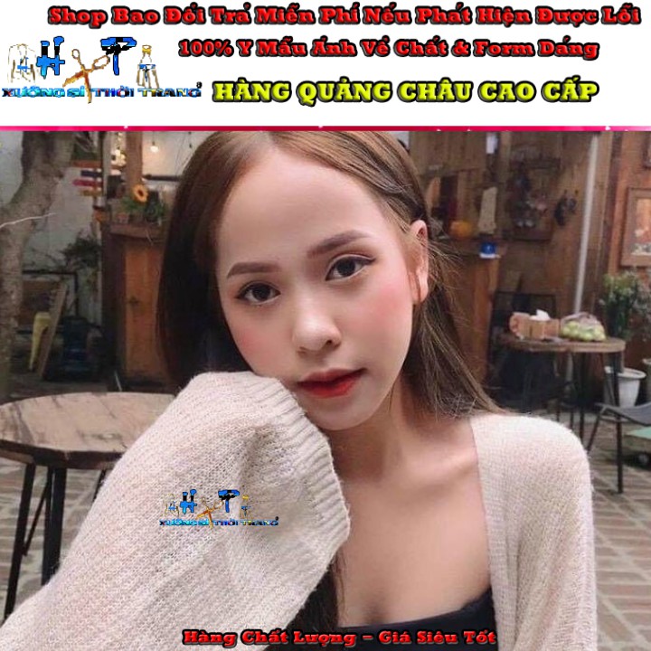 áo khoác nữ cardigan len quảng châu cao cấp mẫu quốc dân phong cách hàn mẫu hót 2020