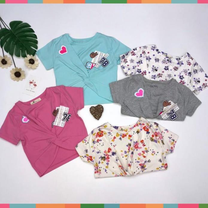 Áo thun cho bé gái, áo phông bé gái chất cotton mềm mát, size 1 - 8 tuổi - BONGKIDS