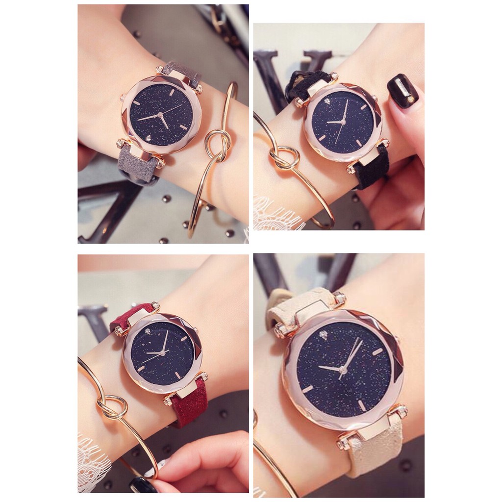 [GIÁ SỈ] ĐỒNG HỒ NỮ DÂY DA MẶT KIM TUYẾN VÁT CẠNH BOLINGDUN SIÊU ĐẸP HÌNH THẬT | BigBuy360 - bigbuy360.vn