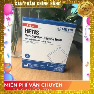 Gạc xốp Silicone không viền HETIS Non-Aorder Silicone Foam A12